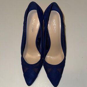 Nine West Navy Heels